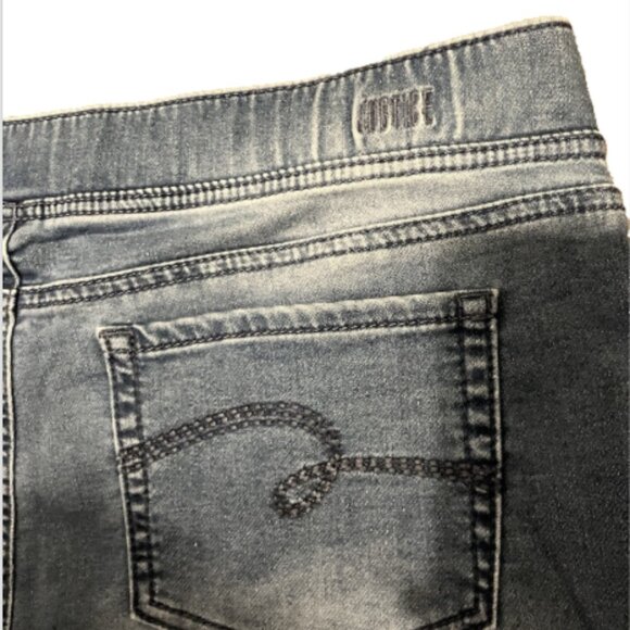 Justice 22 Plus Mid Rise Ladies Legging Denim Multicolor Jeans. NWOT - Picture 11 of 12